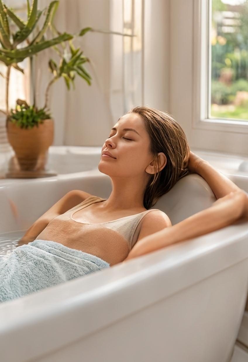 Salle de bain, eau chaude solaire